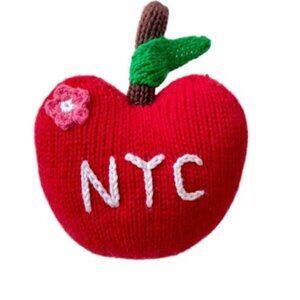 NYC Big Apple Handmade Baby Rattle